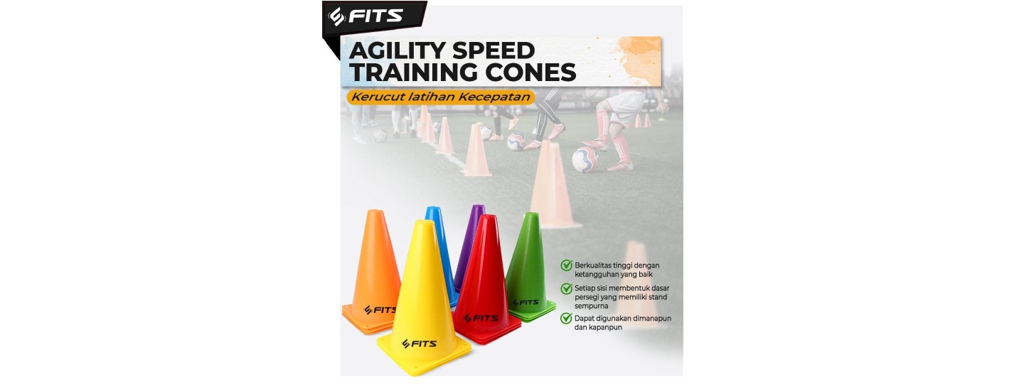 FITS Agility Speed Training Cones - Satuan